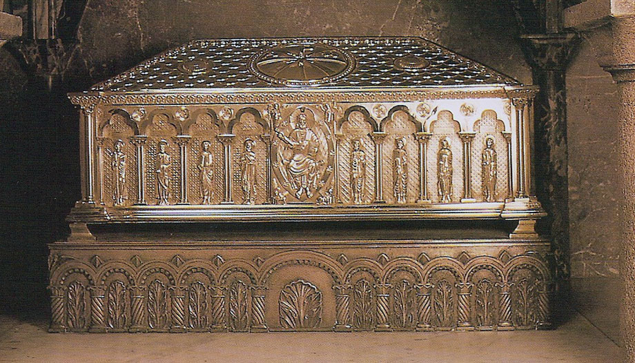 Urne contenant les restes de l'apôtre saint Jacques et de ses compagnons martyrs