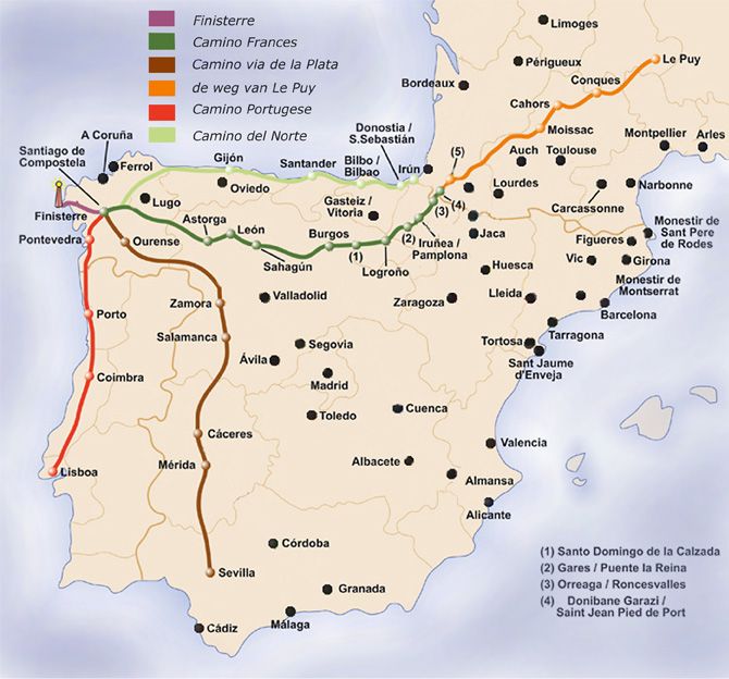 Les Caminos Espagnols
